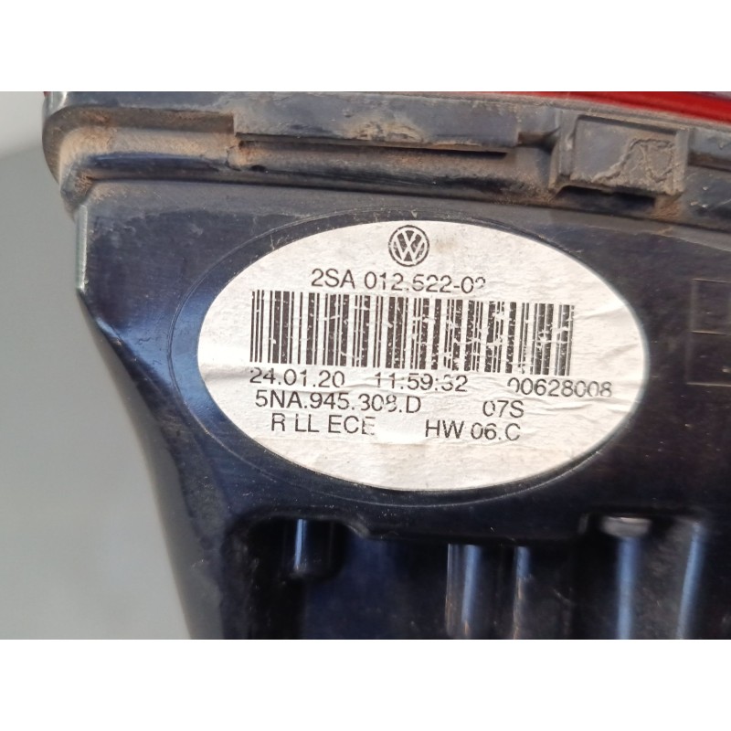 Recambio de piloto trasero porton derecho para volkswagen tiguan (ad1, ax1) 2.0 tdi referencia OEM IAM 5NA945308D  