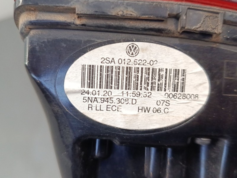 Recambio de piloto trasero porton derecho para volkswagen tiguan (ad1, ax1) 2.0 tdi referencia OEM IAM 5NA945308D  
