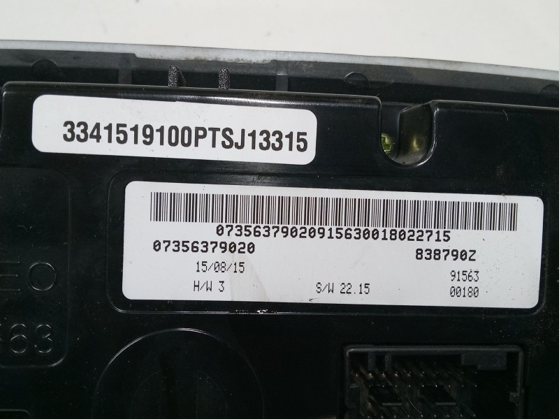 Recambio de mando climatizador para fiat 500x (334_) 1.3 d multijet (334axh1a) referencia OEM IAM 7356379020 838790Z 