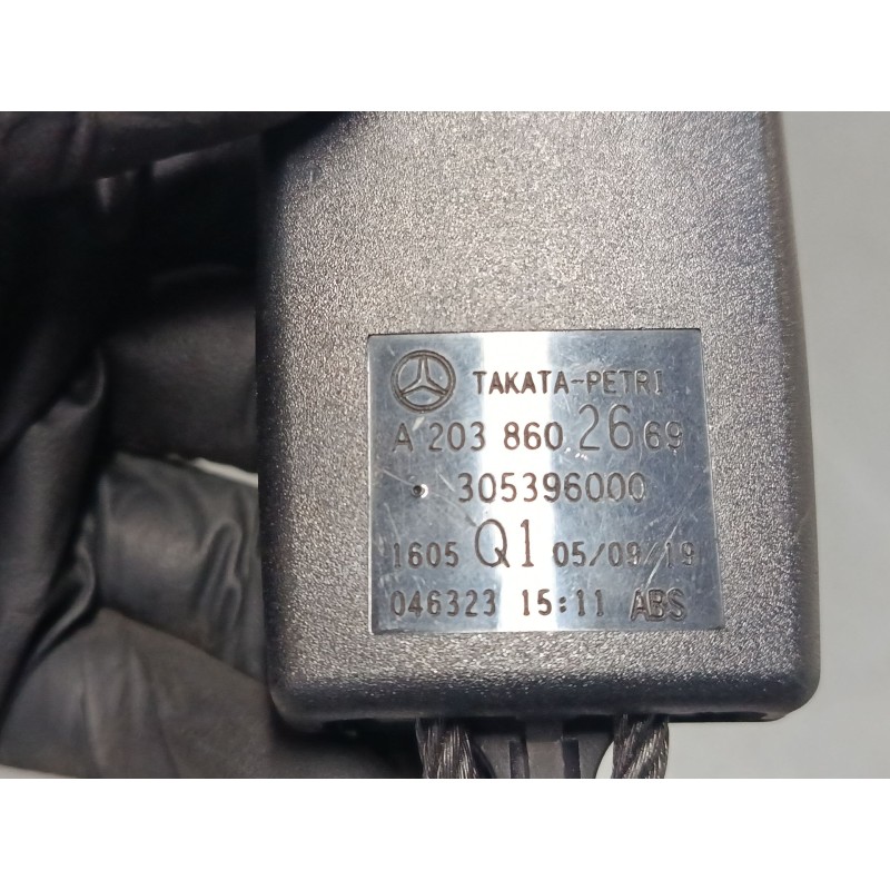 Recambio de anclaje cinturon delantero derecho para mercedes-benz clase c coupé (cl203) c 220 cdi (203.708) referencia OEM IAM A