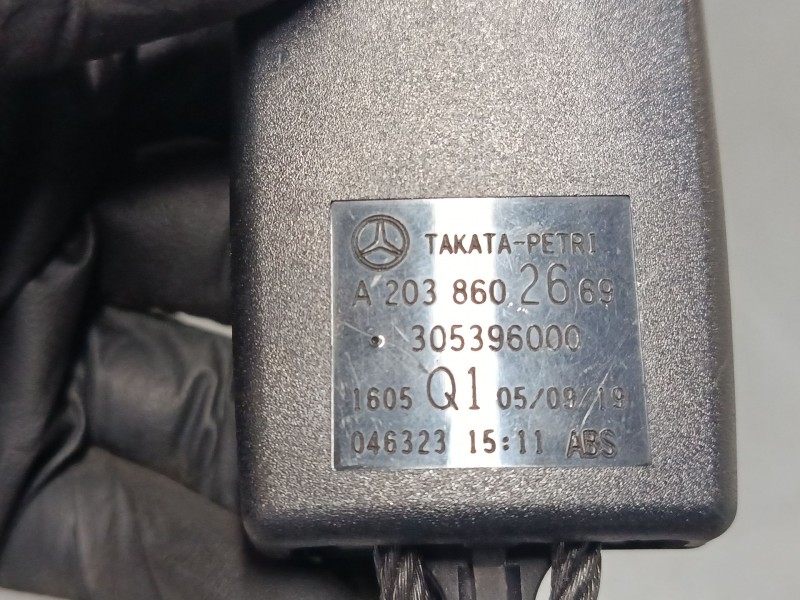 Recambio de anclaje cinturon delantero derecho para mercedes-benz clase c coupé (cl203) c 220 cdi (203.708) referencia OEM IAM A
