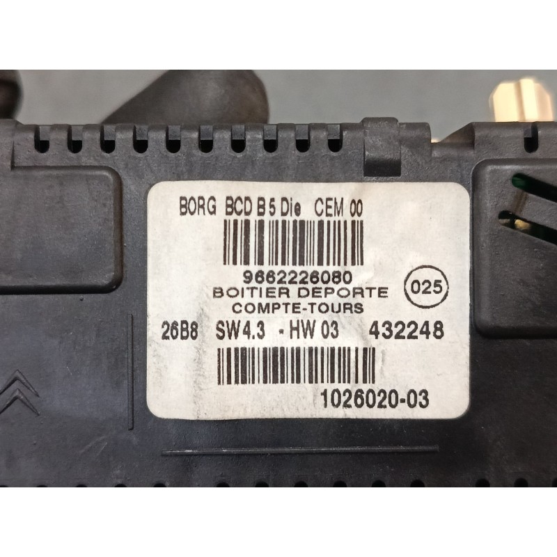 Recambio de pantalla multifuncion para citroën c4 i sedán 1.6 hdi referencia OEM IAM 9662226080  