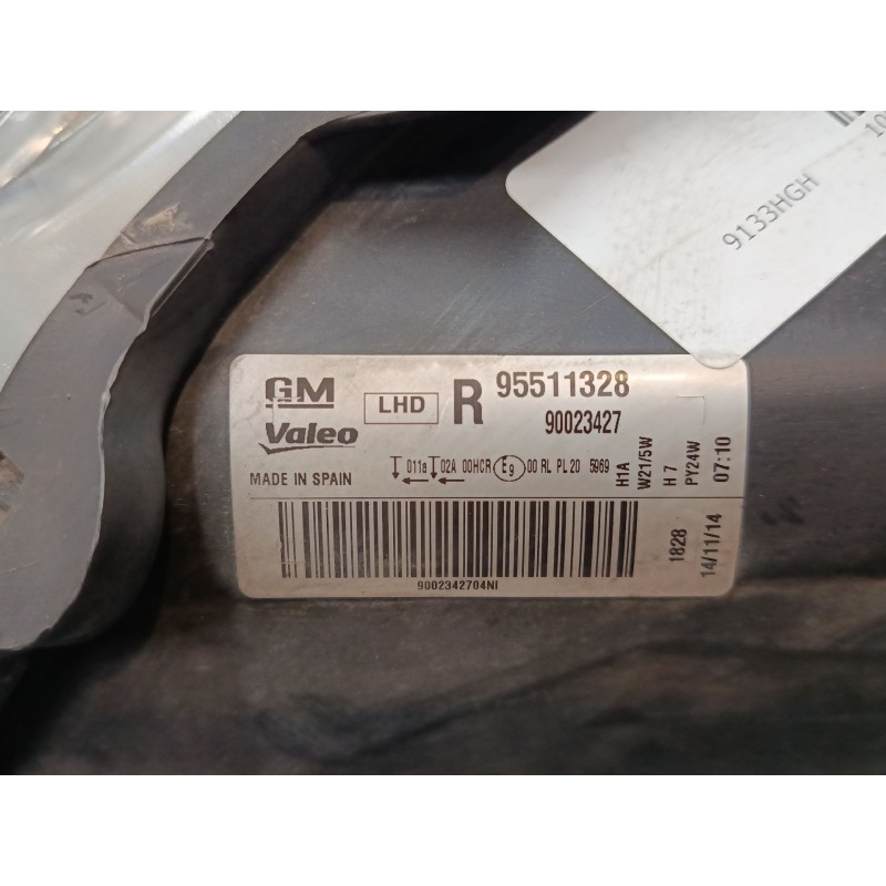 Recambio de faro derecho para opel corsa d (s07) 1.3 cdti (l08, l68) referencia OEM IAM 95511328 90023427 