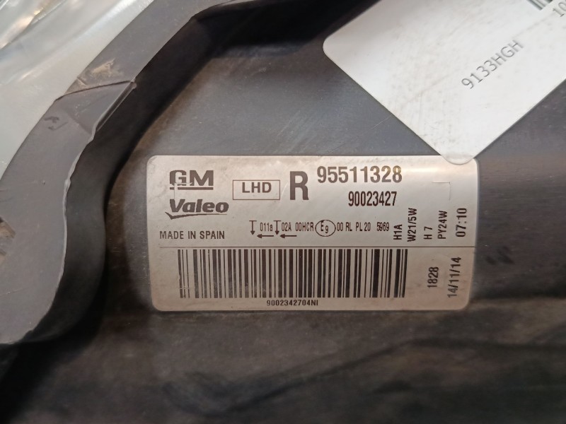 Recambio de faro derecho para opel corsa d (s07) 1.3 cdti (l08, l68) referencia OEM IAM 95511328 90023427 