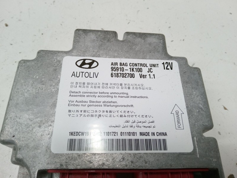 Recambio de centralita airbag para hyundai ix20 (jc) 1.4 crdi referencia OEM IAM   