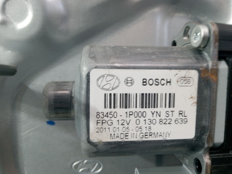 Recambio de elevalunas electrico trasero izquierdo para hyundai ix20 (jc) 1.4 crdi referencia OEM IAM 834701K010 834501P000 