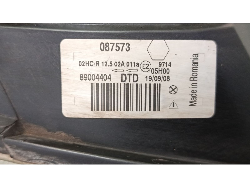 Recambio de faro derecho para citroën saxo (s0, s1) 1.1 x, sx referencia OEM IAM 89004404  