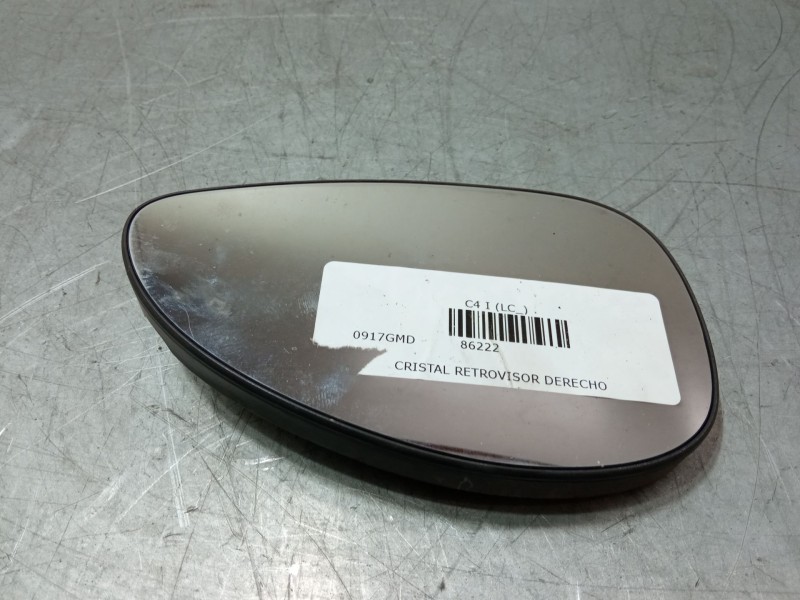 Recambio de cristal retrovisor derecho para citroën c4 i (lc_) 1.4 16v referencia OEM IAM 9680357480  