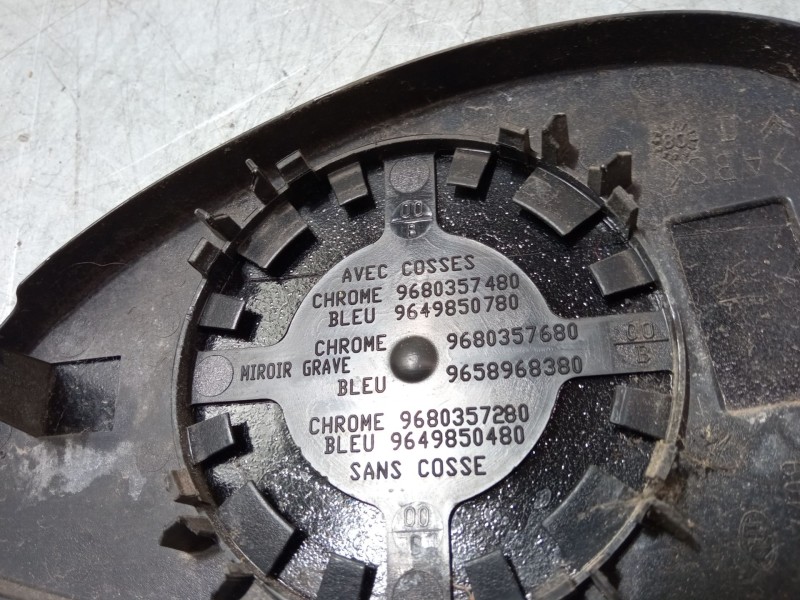 Recambio de cristal retrovisor derecho para citroën c4 i (lc_) 1.4 16v referencia OEM IAM 9680357480  