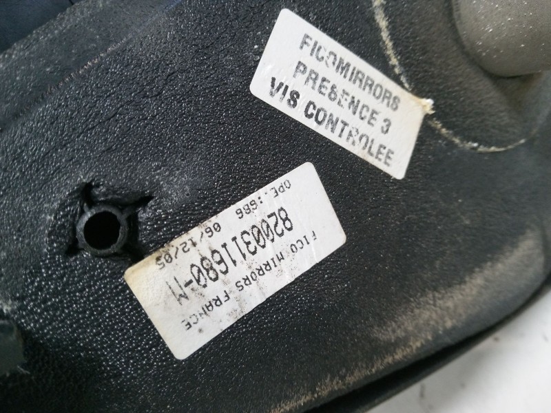 Recambio de retrovisor derecho para renault kangoo (kc0/1_) 1.2 16v (kc05, kc06, kc03, kc0t, kc0w, kc1d) referencia OEM IAM 8200