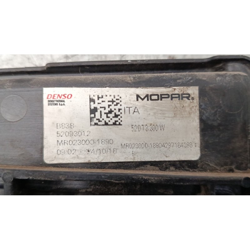 Recambio de electroventilador para jeep renegade suv (bu, b1, bv) 1.0 t-gdi referencia OEM IAM 52093012 MR0230001890 