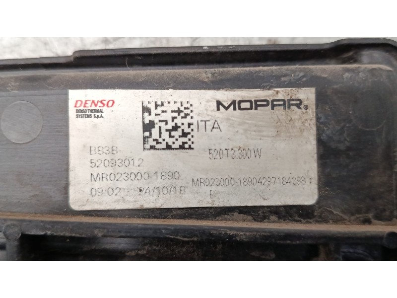 Recambio de electroventilador para jeep renegade suv (bu, b1, bv) 1.0 t-gdi referencia OEM IAM 52093012 MR0230001890 