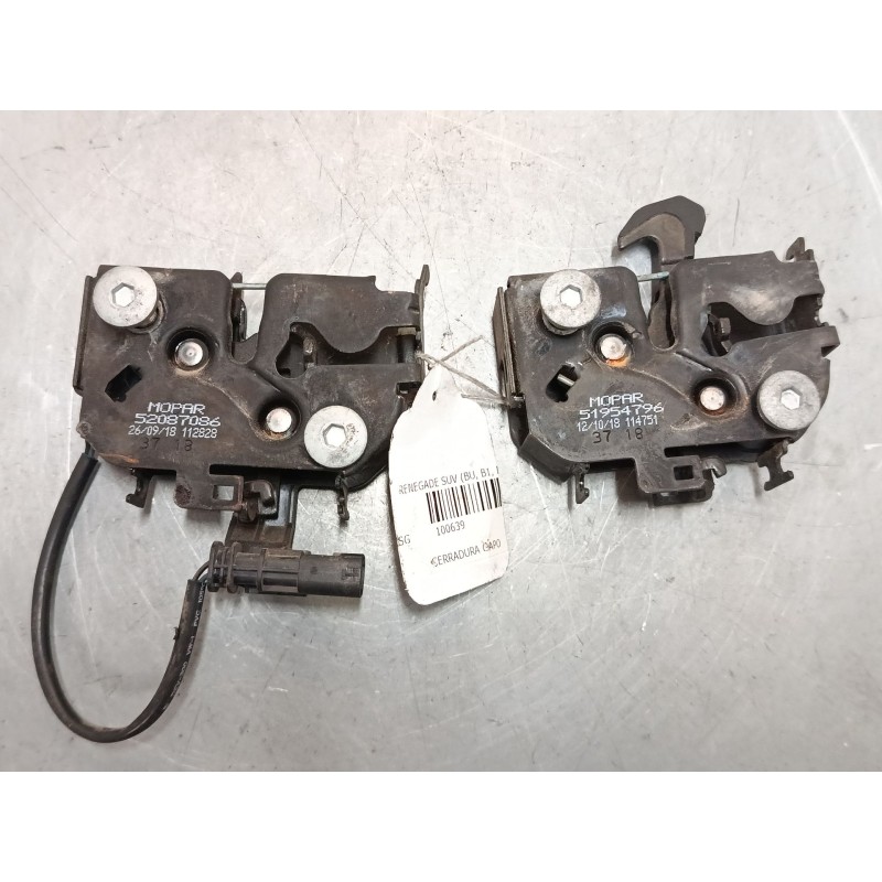 Recambio de cerradura capo para jeep renegade suv (bu, b1, bv) 1.0 t-gdi referencia OEM IAM 51954796 52087086 