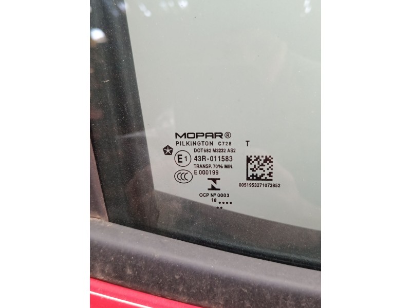 Recambio de puerta trasera derecha para jeep renegade suv (bu, b1, bv) 1.0 t-gdi referencia OEM IAM 68320674AA  