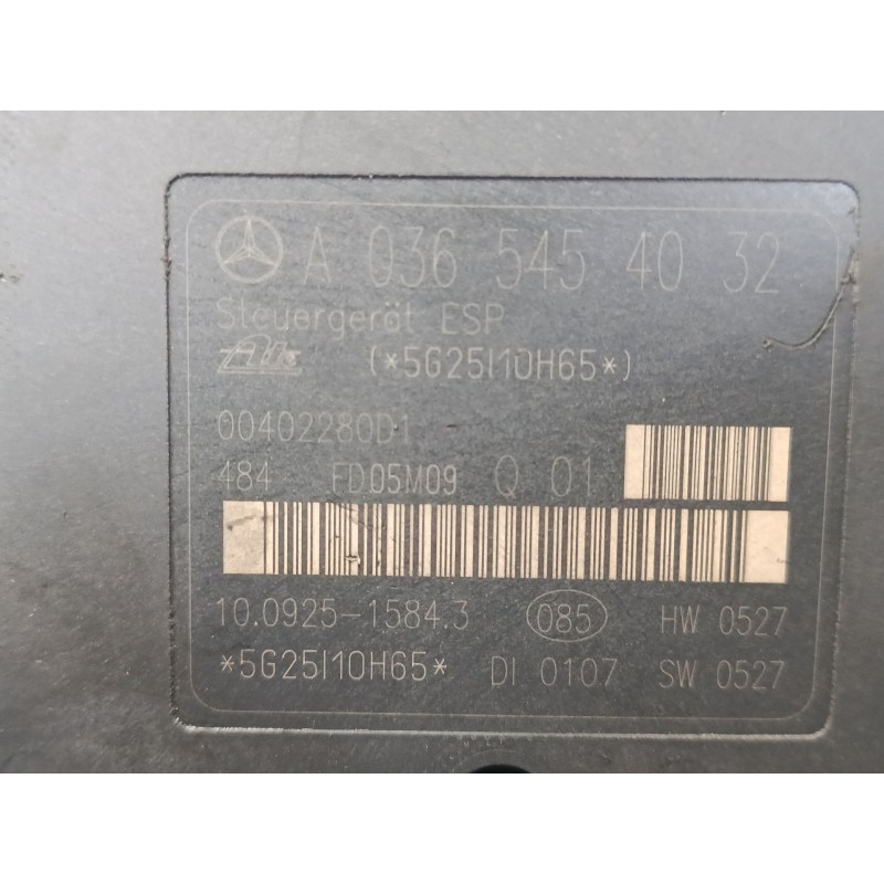 Recambio de abs para mercedes-benz clase c coupé (cl203) c 220 cdi (203.708) referencia OEM IAM A0064310312Q01  