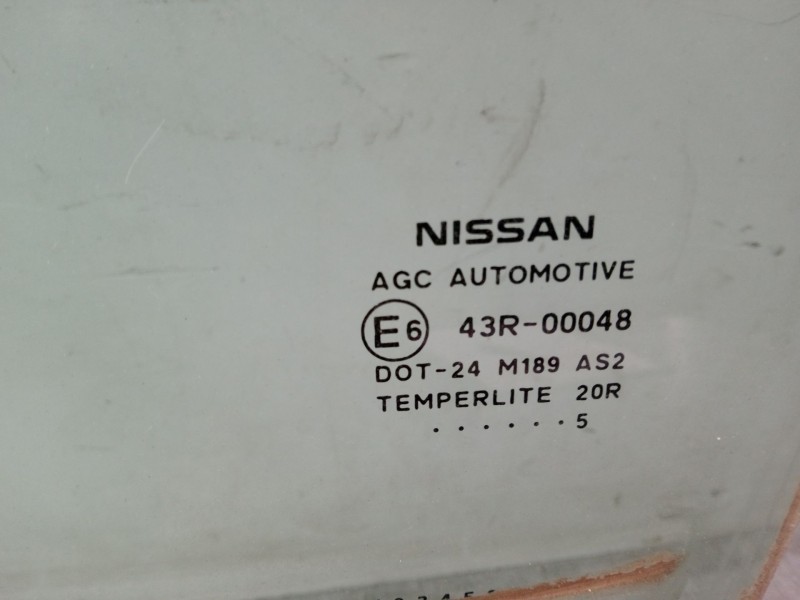 Recambio de luna puerta delantera izquierda para nissan note (e12) 1.2 dig-s referencia OEM IAM 803013VV0A  