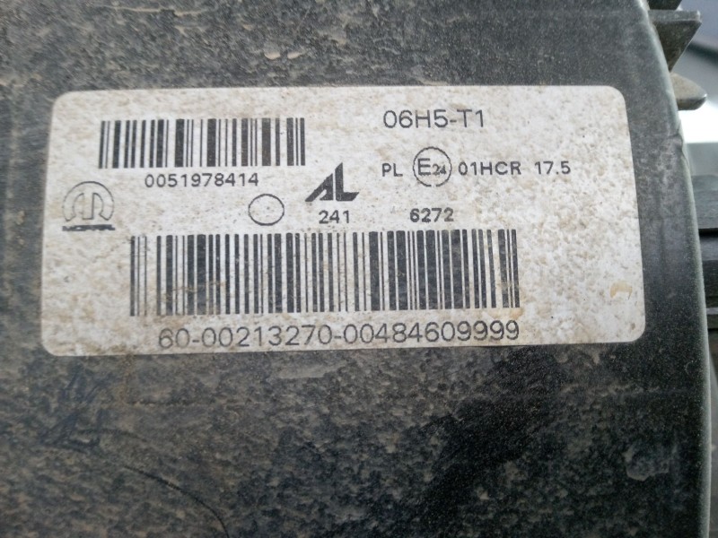 Recambio de faro derecho para fiat 500x (334_) 1.3 d multijet (334axh1a) referencia OEM IAM 51978414  