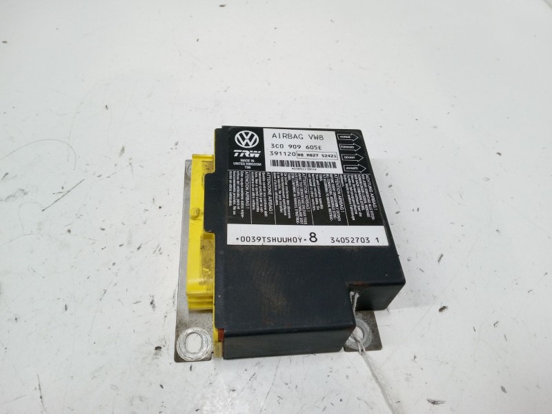 Recambio de centralita airbag para seat leon (1p1) 1.9 tdi referencia OEM IAM 3C0909605F  