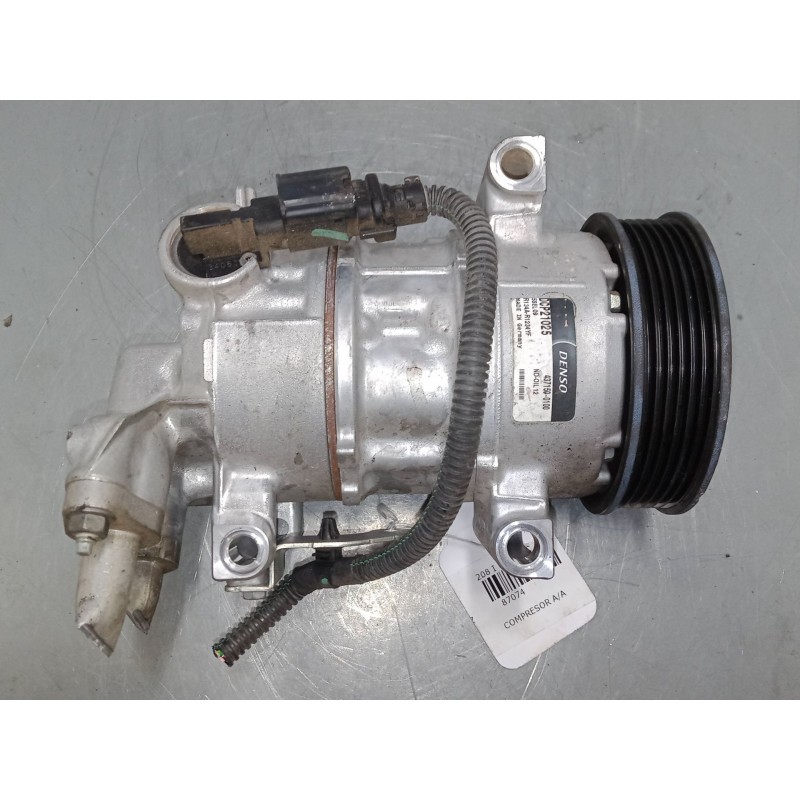 Recambio de compresor a/a para peugeot 208 i (ca_, cc_) 1.2 vti 82 referencia OEM IAM 9822184980 Dcp21025 