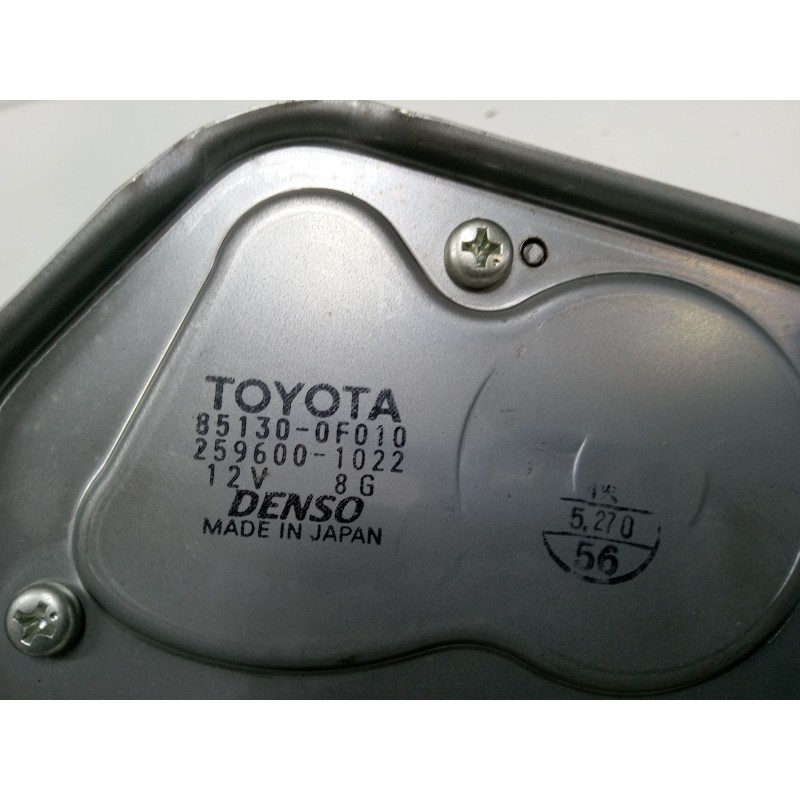 Recambio de motor limpia trasero para toyota corolla verso (zer_, zze12_, r1_) 1.8 (znr11_) referencia OEM IAM 851300F010  