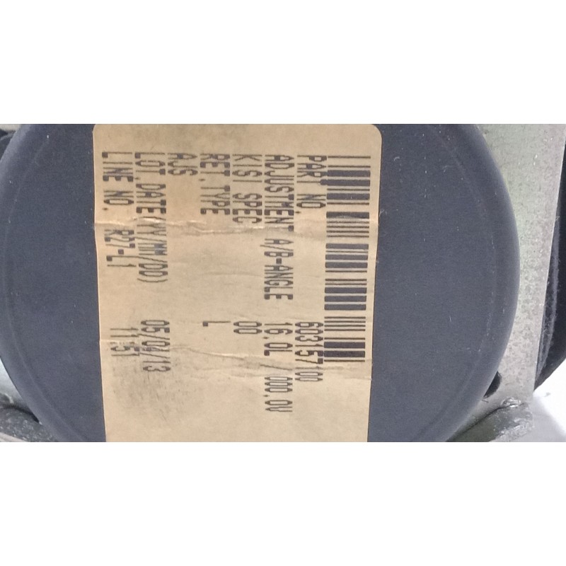 Recambio de cinturon seguridad delantero izquierdo para mazda 3 sedán (bk) 1.6 di turbo (bk12y) referencia OEM IAM   