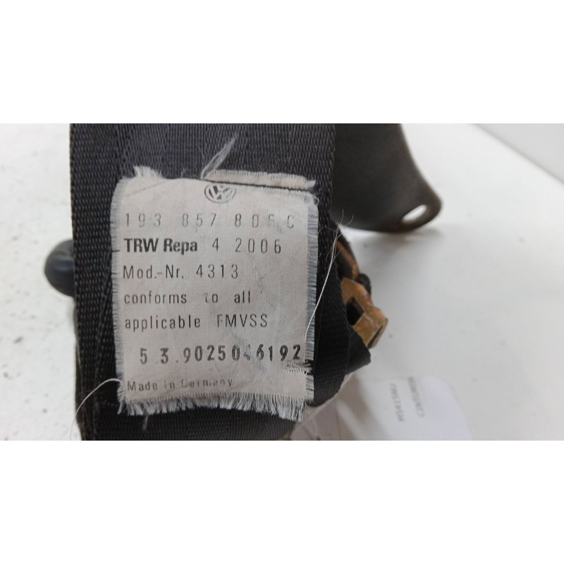 Recambio de cinturon seguridad trasero derecho para volkswagen golf 1.8 gl 19 rv - 2e referencia OEM IAM   