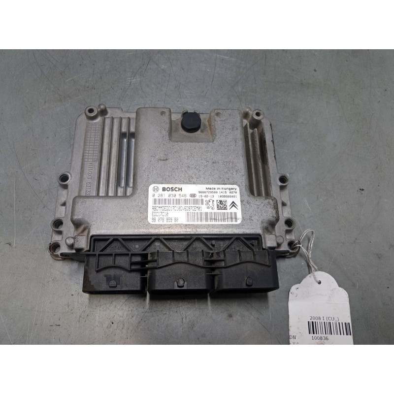 Recambio de centralita motor uce para peugeot 2008 i (cu_) 1.6 hdi referencia OEM IAM 9807885980 9666729580 EDC17C10