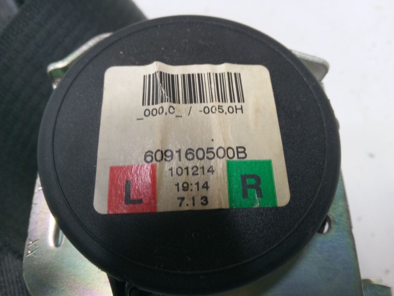 Recambio de cinturon seguridad trasero izquierdo para opel corsa d (s07) 1.2 (l08, l68) referencia OEM IAM   