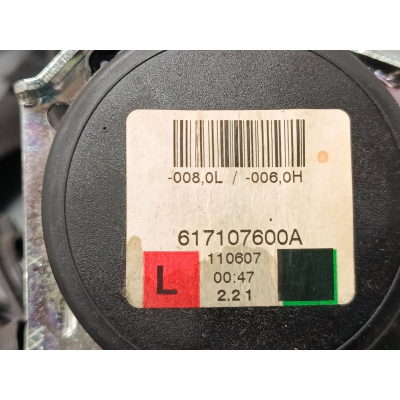 Recambio de cinturon seguridad delantero izquierdo para opel corsa d (s07) 1.3 cdti (l08, l68) referencia OEM IAM   