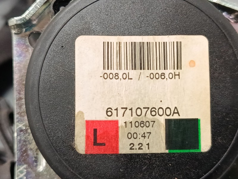 Recambio de cinturon seguridad delantero izquierdo para opel corsa d (s07) 1.3 cdti (l08, l68) referencia OEM IAM   