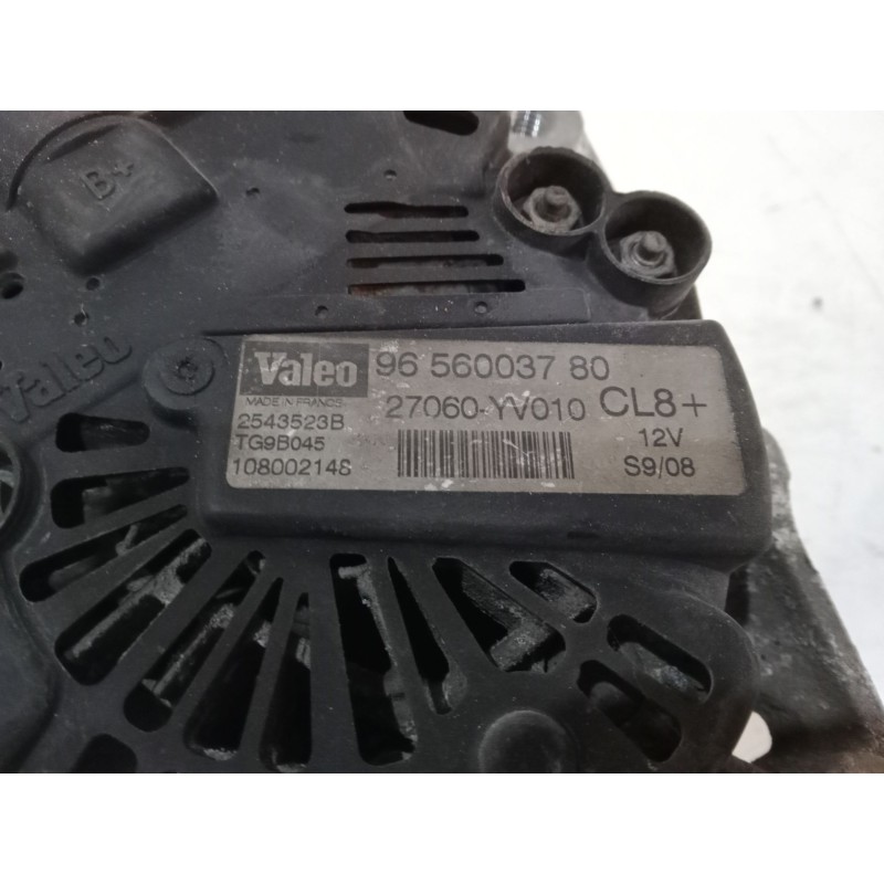 Recambio de alternador para peugeot 107 (pm_, pn_) 1.4 hdi referencia OEM IAM 9656003780 27060-YV010 CL8+ TG9B045