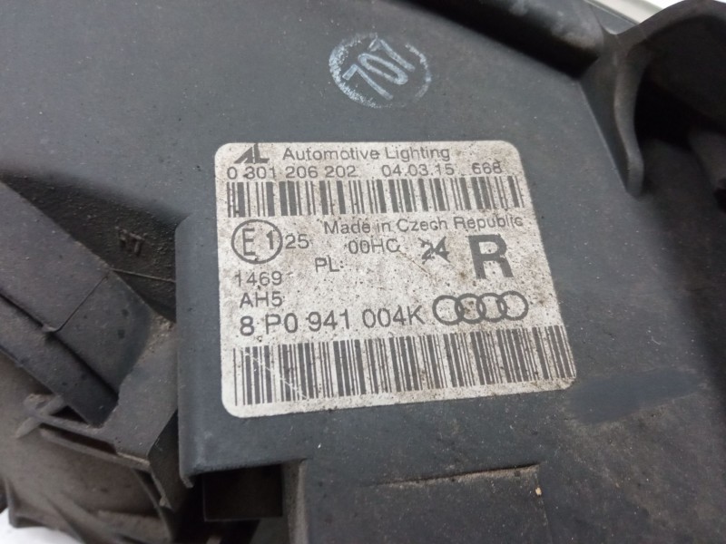 Recambio de faro derecho para audi a3 (8p1) 2.0 tdi 16v referencia OEM IAM 8P0941004K  