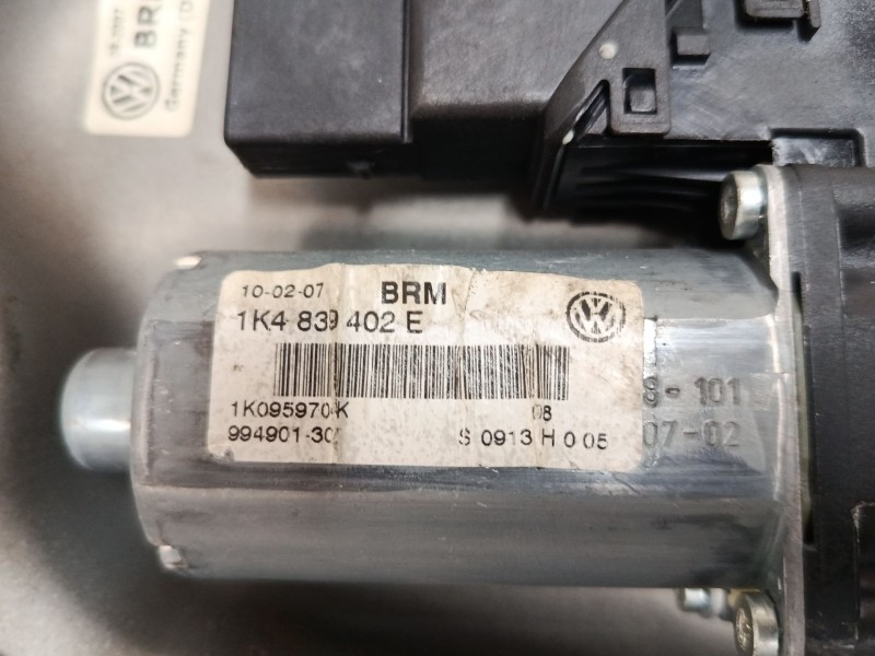 Recambio de elevalunas electrico trasero derecho para volkswagen golf v (1k1) 1.9 tdi referencia OEM IAM   