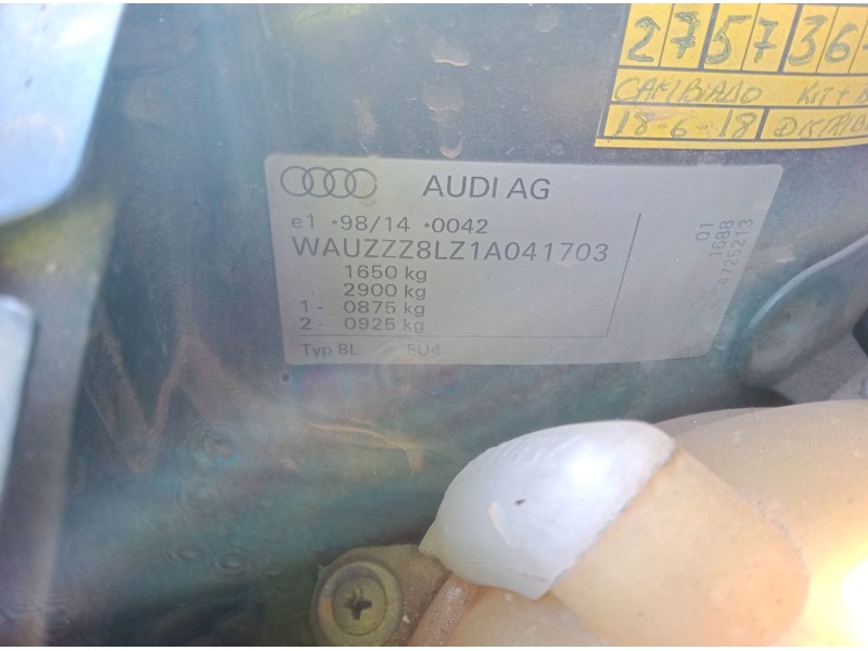 audi a3 (8l1) del año 2004