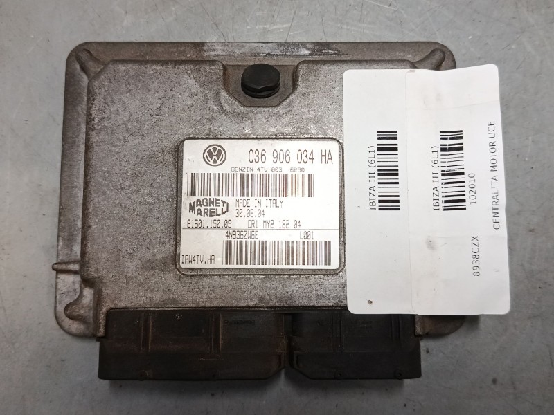 Recambio de centralita motor uce para seat ibiza iii (6l1) 1.4 16v referencia OEM IAM 036906034HA  