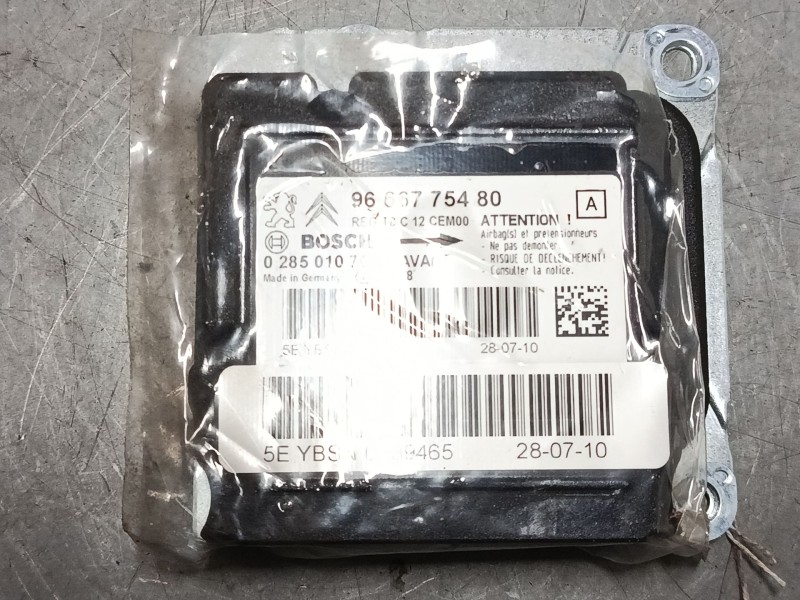 Recambio de centralita airbag para peugeot 3008 i monospace (0u_) 2.0 hdi referencia OEM IAM 9666775480  