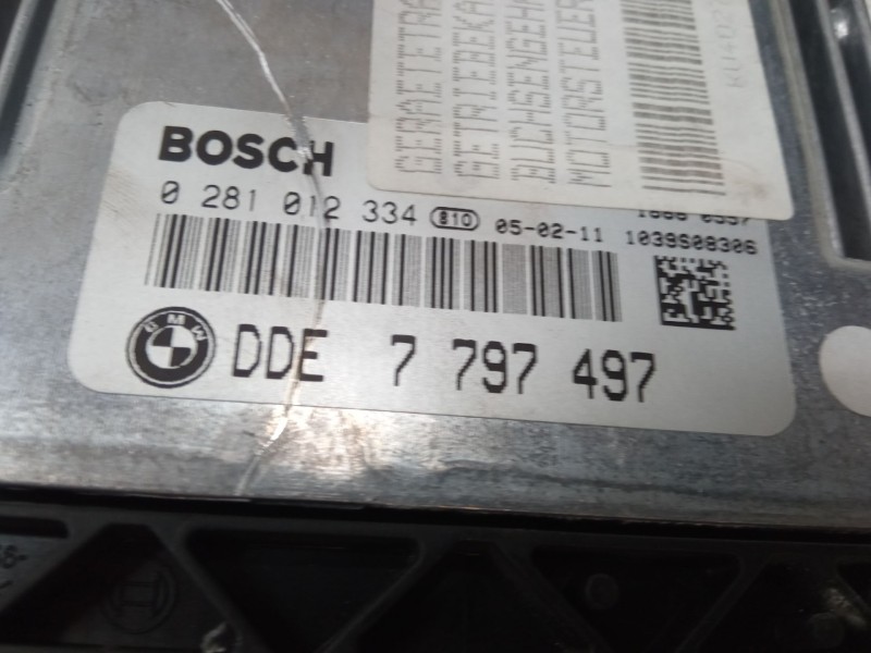 Recambio de centralita motor uce para bmw 3 (e90) 320 d referencia OEM IAM DDE7797497 0281012334 