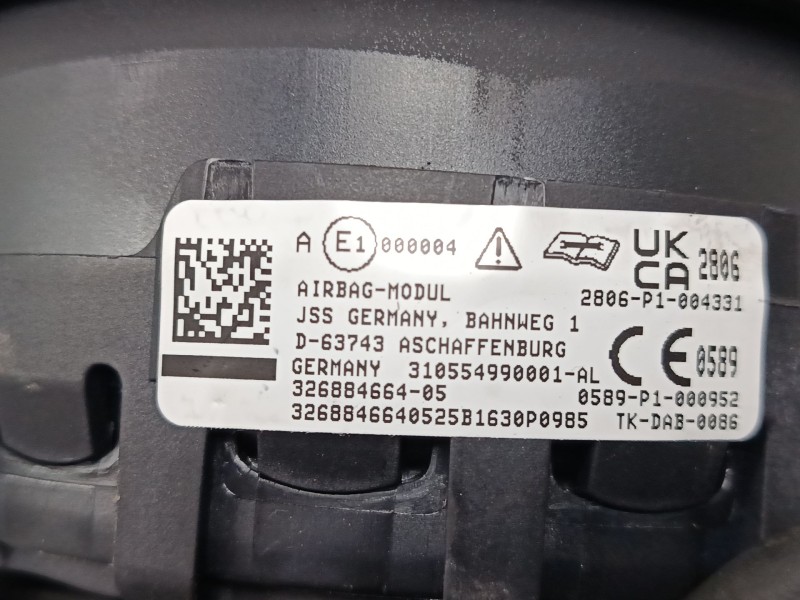 Recambio de airbag volante para bmw 3 (e90) 320 d referencia OEM IAM 310554990001  