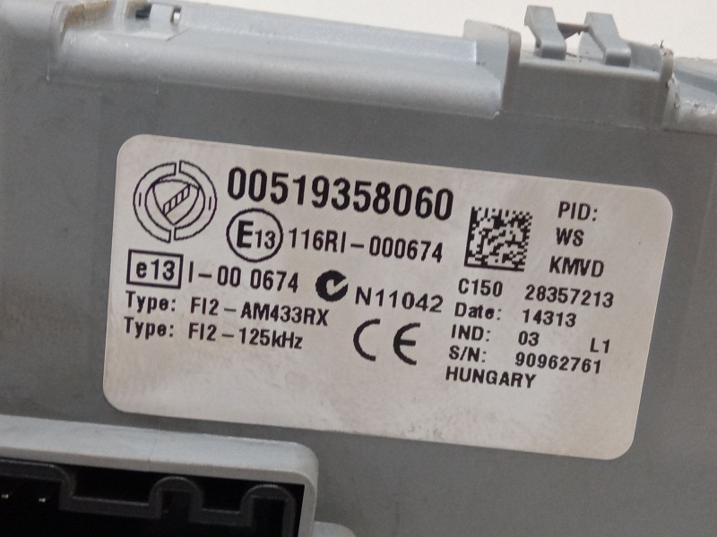 Recambio de bsi para fiat punto (199_) 1.3 d multijet referencia OEM IAM 00519358060  