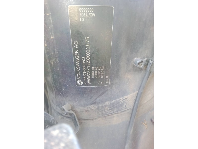 volkswagen golf iii cabriolet (1e7) del año 1999