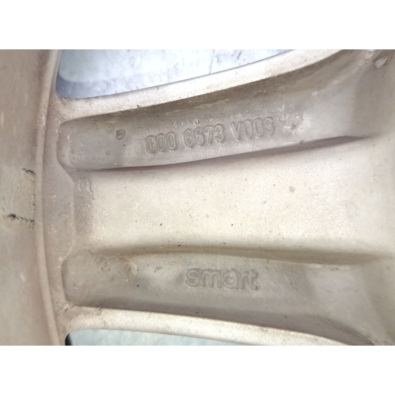 Recambio de llanta alumino 15´´ para smart fortwo coupé (450) 0.8 cdi (450.300, 450.301, 450.302, 450.303, 450.306) referencia O