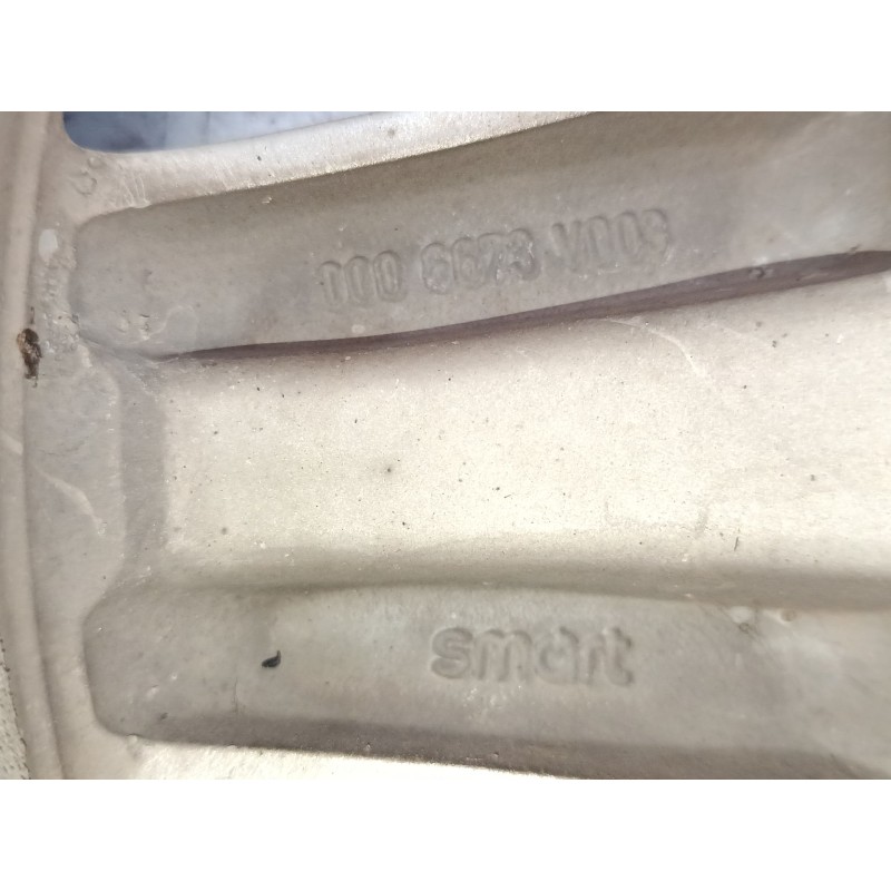 Recambio de llanta alumino 15´´ para smart fortwo coupé (450) 0.8 cdi (450.300, 450.301, 450.302, 450.303, 450.306) referencia O