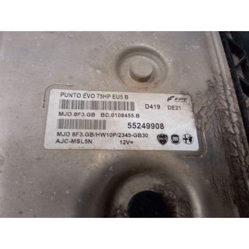 Recambio de centralita motor uce para fiat punto (199_) 1.3 d multijet referencia OEM IAM 55249908 BC0108455B 