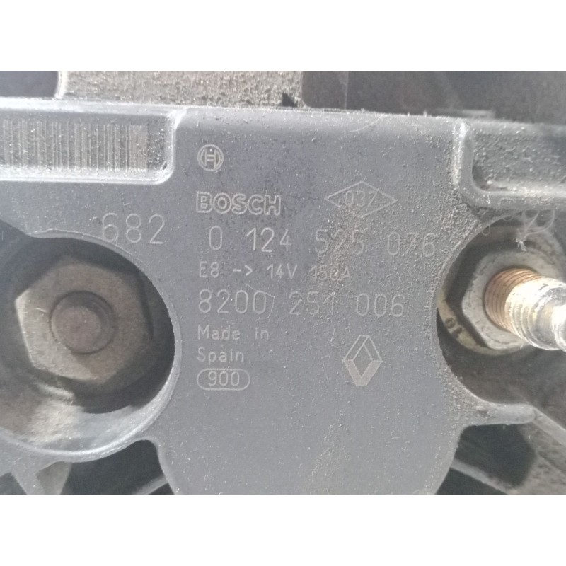 Recambio de alternador para renault laguna ii (bg0/1_) 1.9 dci (bg1a, bg1w, bg0g) referencia OEM IAM 8200251006  