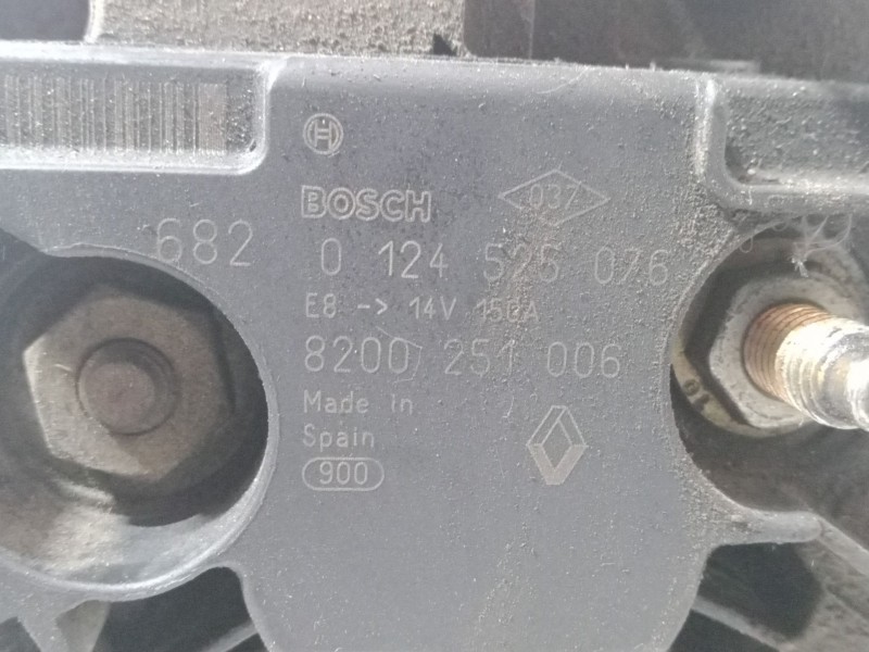Recambio de alternador para renault laguna ii (bg0/1_) 1.9 dci (bg1a, bg1w, bg0g) referencia OEM IAM 8200251006  