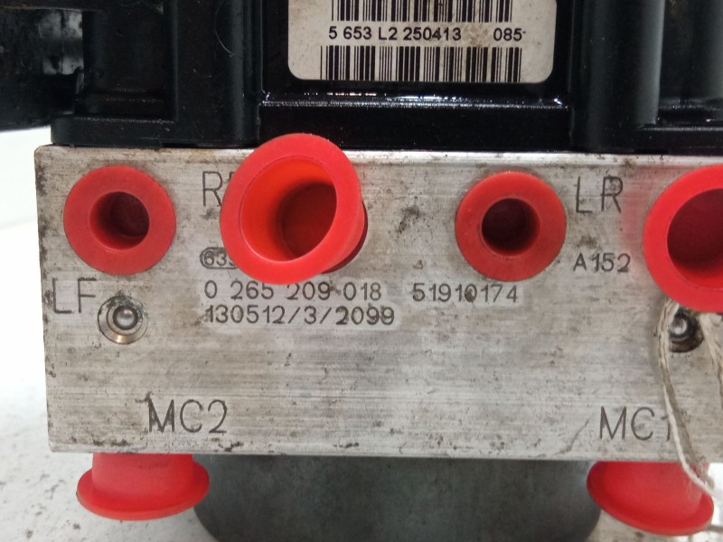 Recambio de abs para fiat punto (199_) 1.3 d multijet referencia OEM IAM 51910174 0265209018 0265801176