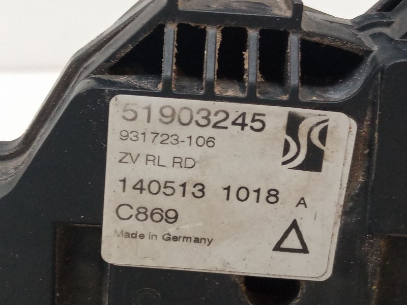 Recambio de cerradura puerta trasera izquierda para fiat punto (199_) 1.3 d multijet referencia OEM IAM 51903245  