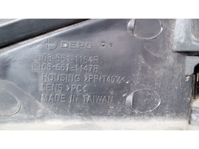 Recambio de faro derecho para fiat punto evo (199_) 1.2 referencia OEM IAM   