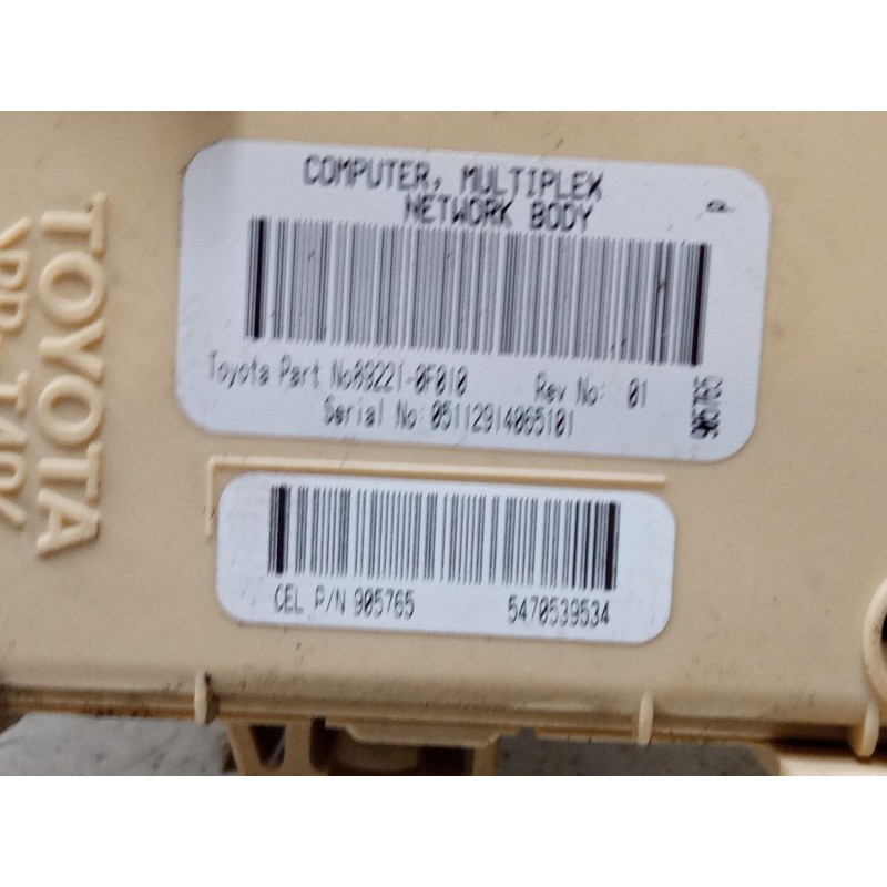 Recambio de bsi para toyota corolla verso (zer_, zze12_, r1_) 1.8 (znr11_) referencia OEM IAM 892210F010  