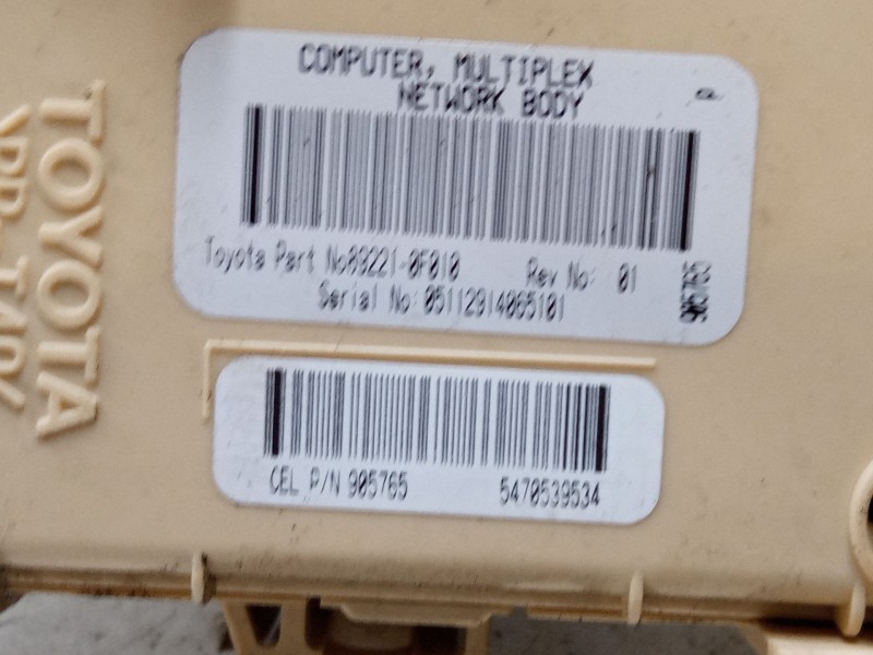 Recambio de bsi para toyota corolla verso (zer_, zze12_, r1_) 1.8 (znr11_) referencia OEM IAM 892210F010  